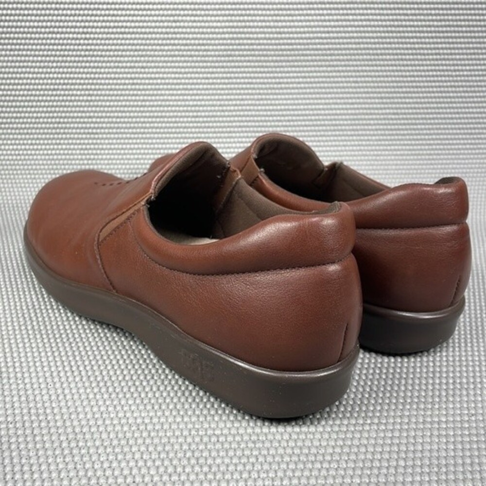 SAS Women's Leather Slip On Comfort Shoes With Tri-Pad Comfort Size 9.5S (Slim) - Picture 4 of 10